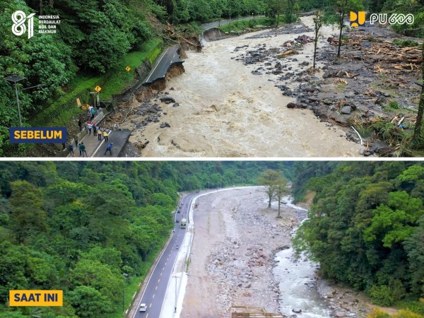 Kementerian PU Rampungkan Penanganan Lembah Anai, Pulihkan Konektivitas Utama Sumatera Barat