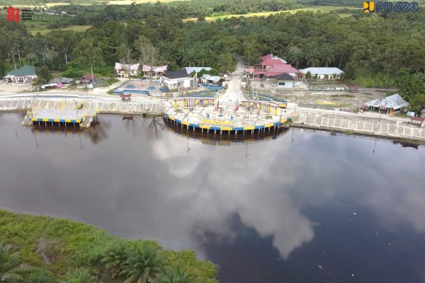 Akhir Pekan ke Danau Bakuok, Wisata Baru di Kampar Hasil Revitalisasi Kementerian PU