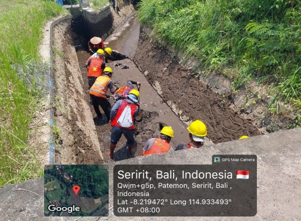 Irigasi Tukad Saba Buleleng Dipelihara, Aliran Air Terjaga