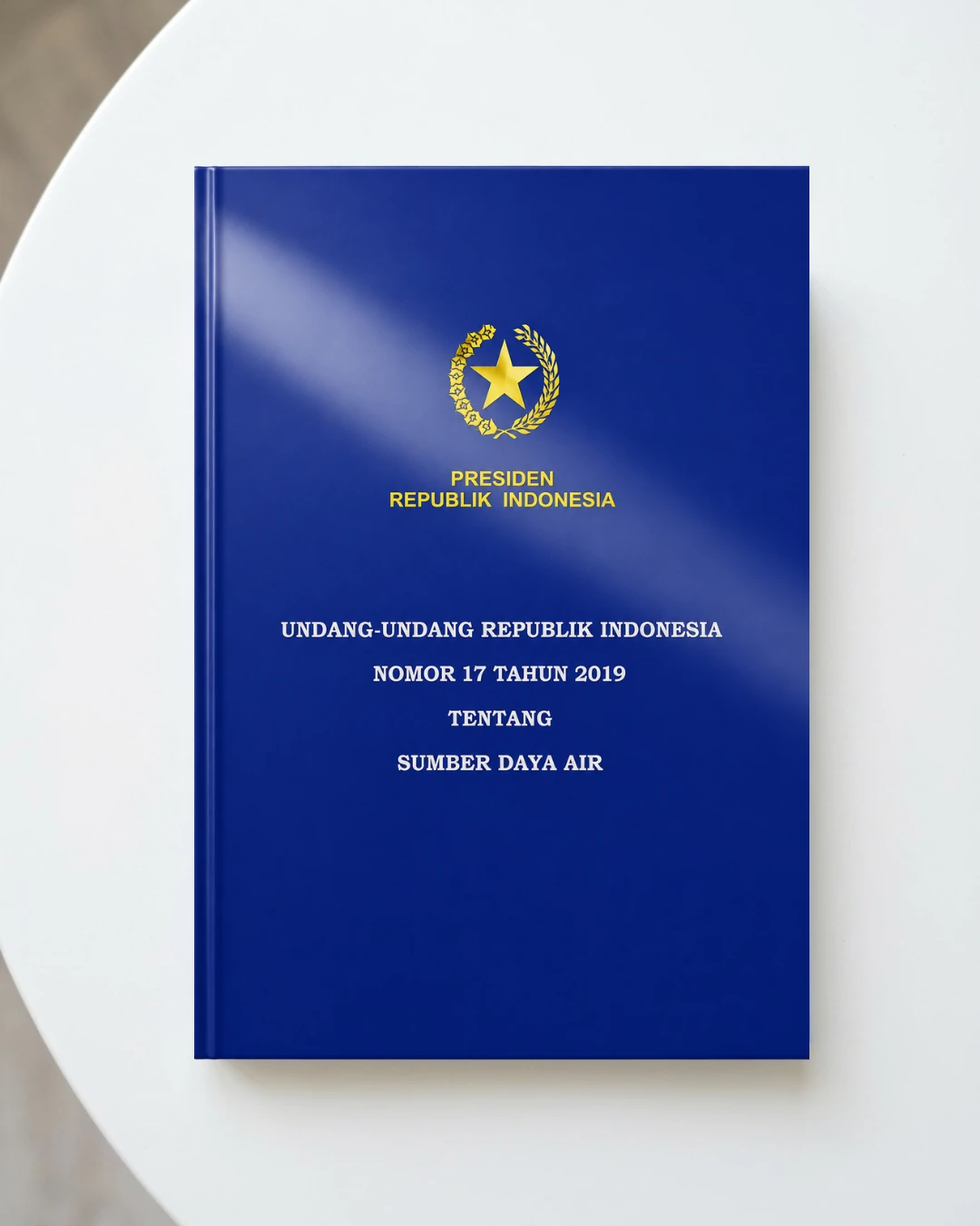Undang Undang Republik Indonesia No.17 tahun 2019 tentang SUMBER DAYA AIR