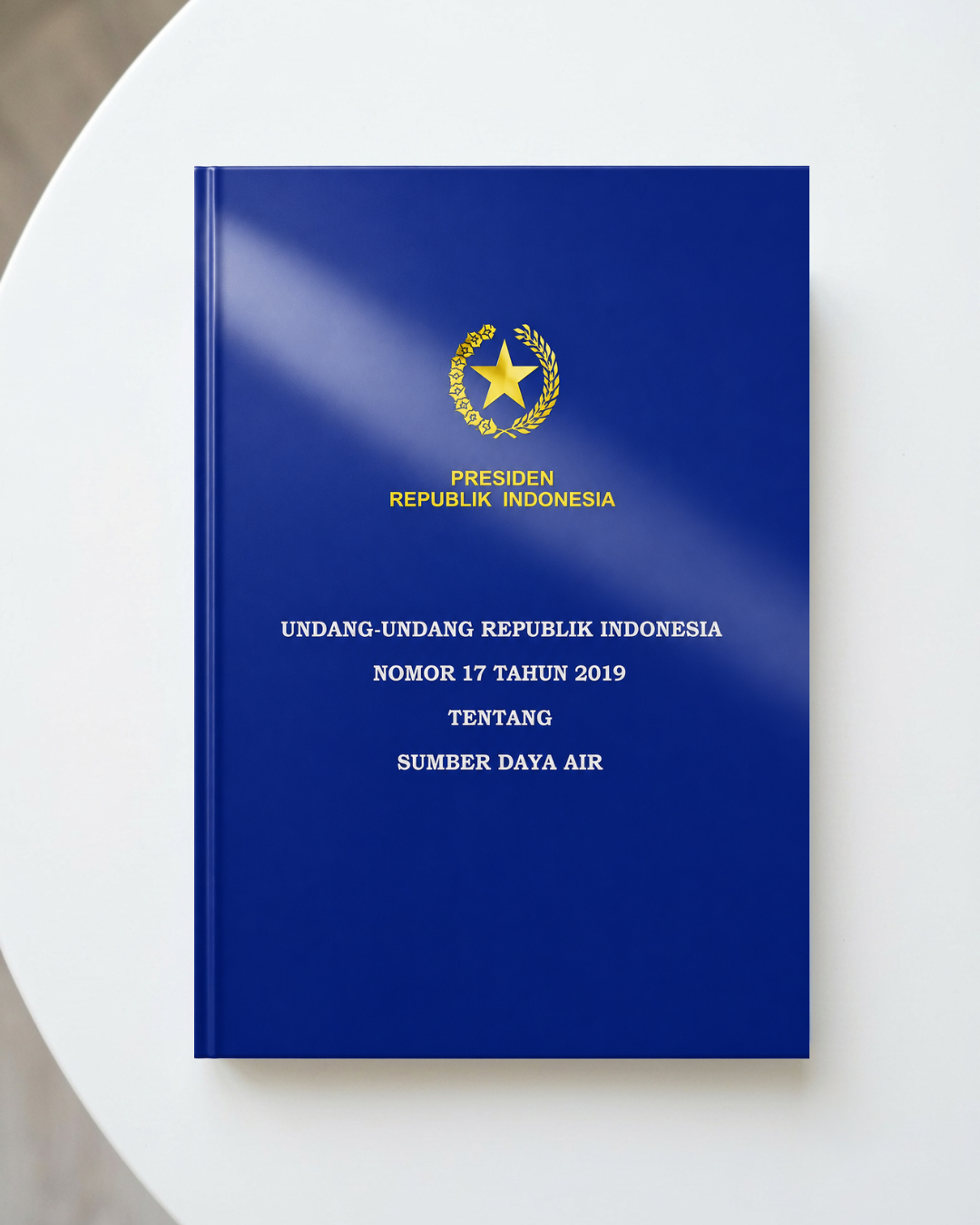 Undang Undang Republik Indonesia No.17 tahun 2019 tentang SUMBER DAYA AIR