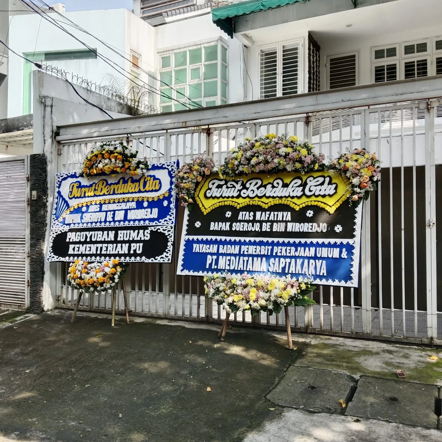 Telah meninggal dunia Bpk. Soerojo,BE bin Suwarno Wiroredjo