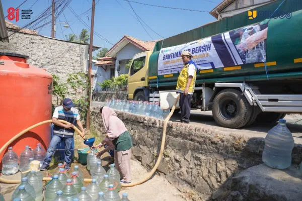 Warga Cilegon Dilanda Kekeringan, Kementerian PU Gerak Cepat Salurkan Bantuan Air Bersih