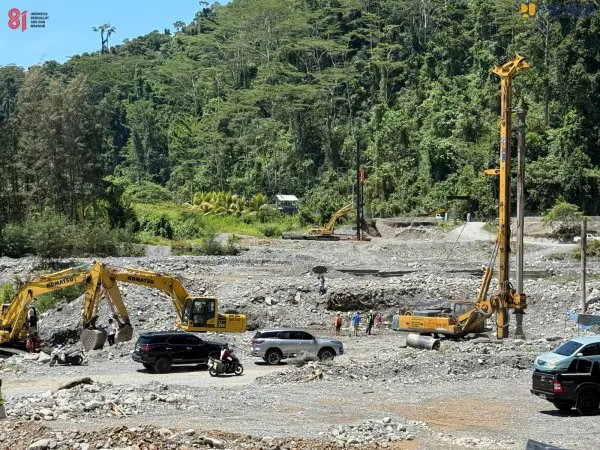 Pembangunan Jembatan Wariori Dipercepat, Buka Kembali Konektivitas di Papua Barat