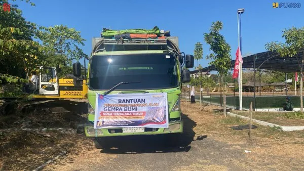 Kementerian PU Mobilisasi 3 Jembatan Bailey dan Identifikasi Kerusakan Jembatan Wae Pesi, Guna Pulihkan Konektivitas Pascagempa di Flores