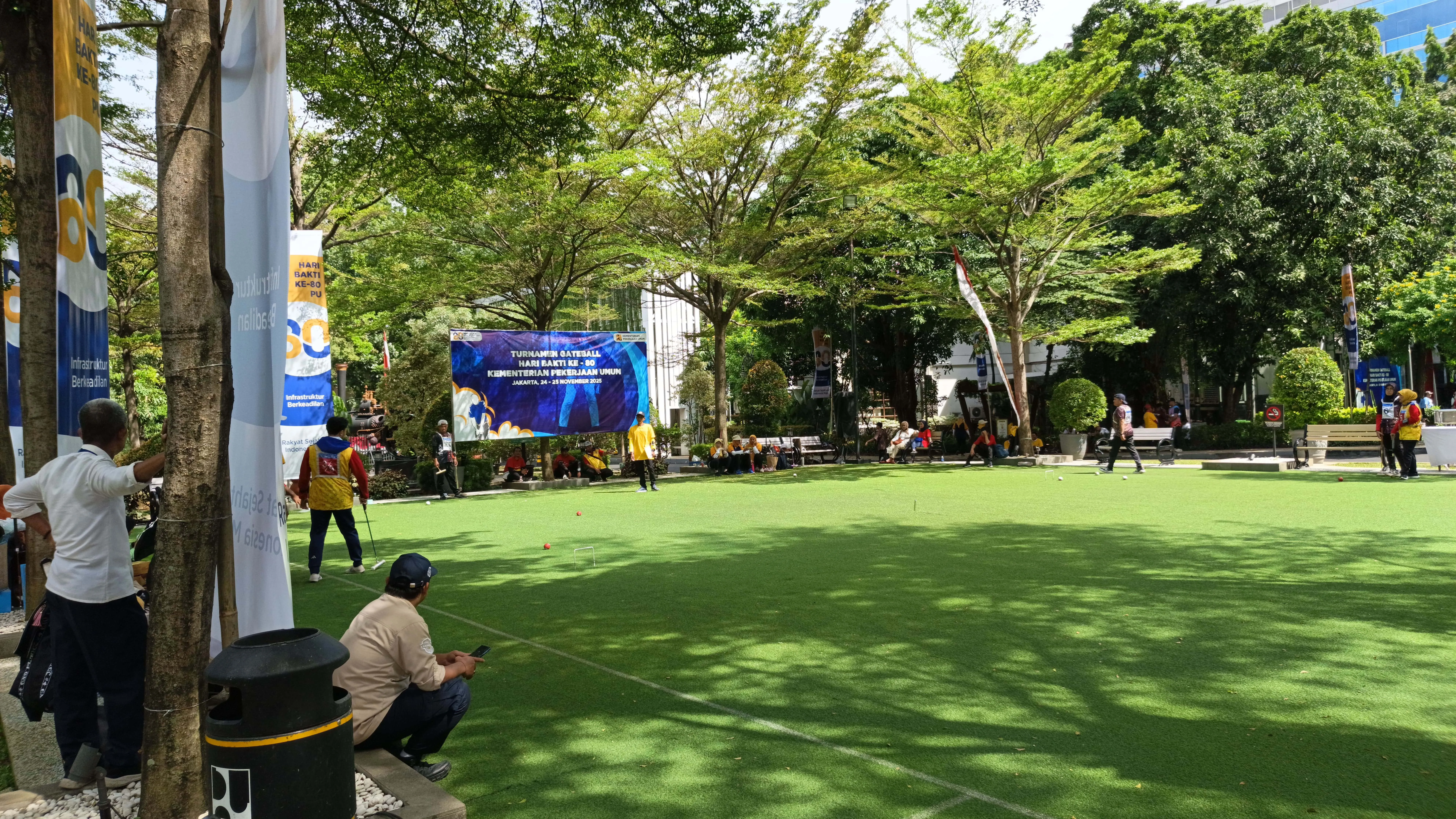 Turnamen Gateball dalam Rangka Hari Bakti PU ke-80