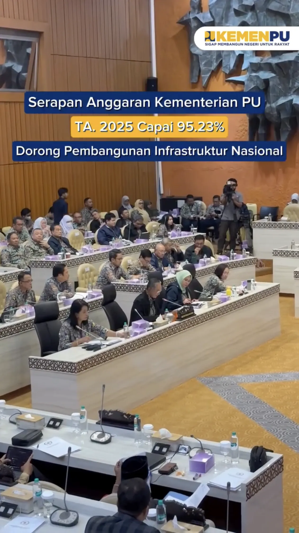Kementerian PU Catat Realisasi Anggaran 2025 Capai 95,23%, Lebih Tinggi dari 2024