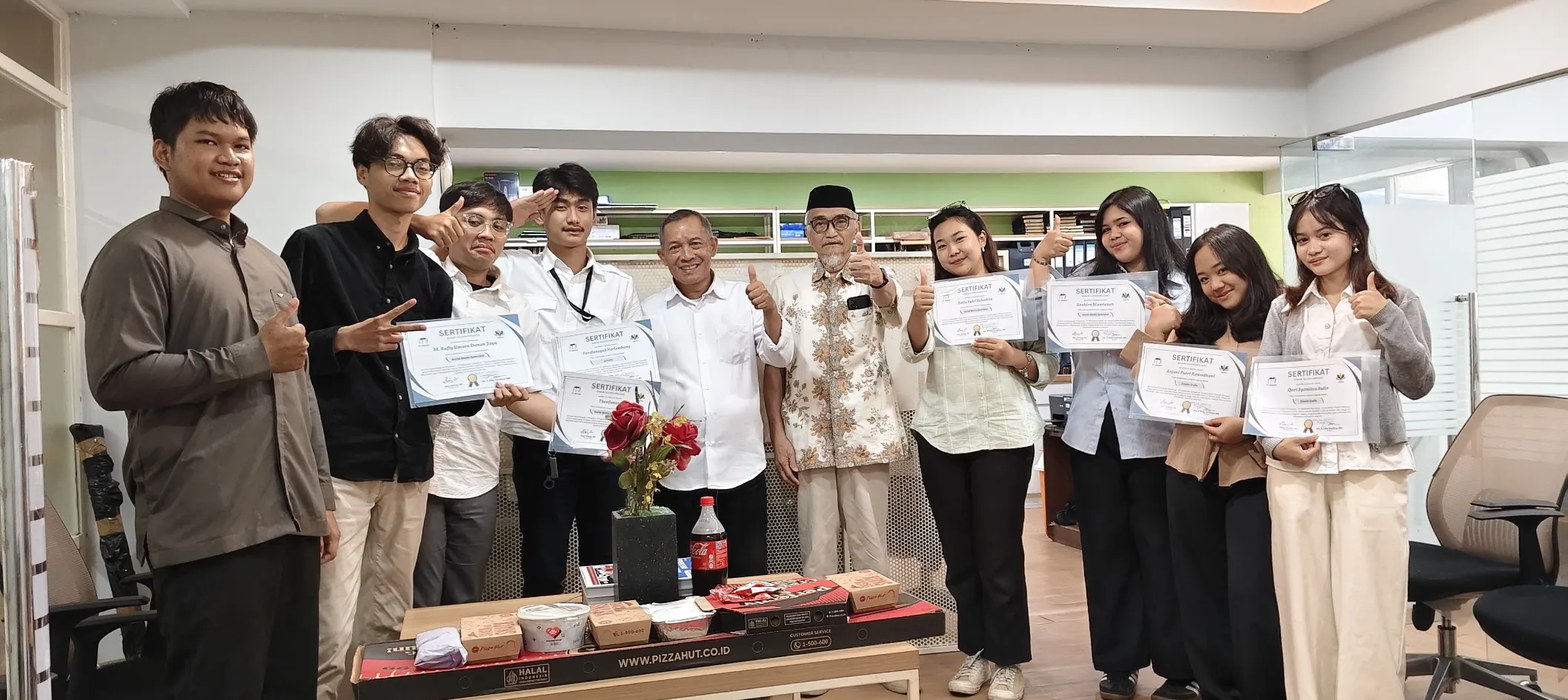 Mahasiswa FISIP UMJ Selesaikan KKL di PT Mediatama Saptakarya, YBPPU